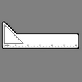 6" RULER W/ A Right Angle Triangle